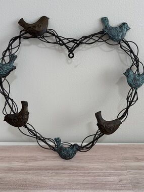 Hobby Lobby Heart And Birds Metal Wall Decor